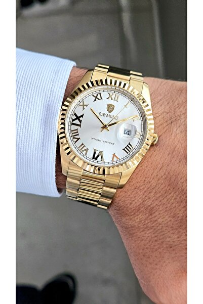 Raymond Rym-611821 Men's Wristwatch - New Season - Quartz - Stainless Steel - Guaranteed - Original