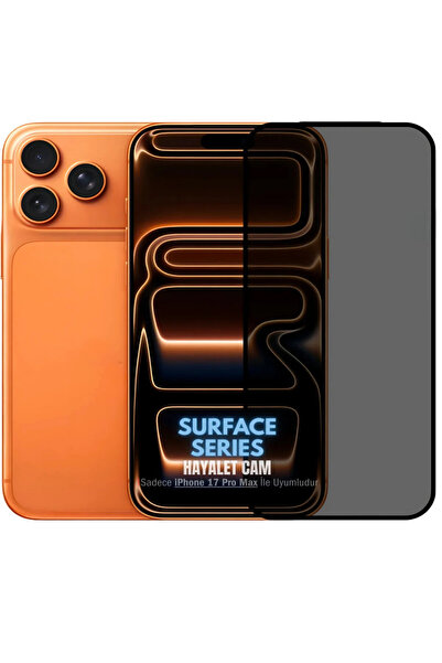 SOLİD CASE iPhone 17 Pro Max Uyumlu Hayalet Ekran Koruyucu Kırılmaz Cam Tam K...