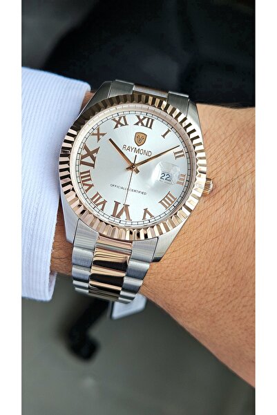 Raymond Rym-611821 Men's Wristwatch - New Season - Quartz - Stainless Steel - Guaranteed - Original