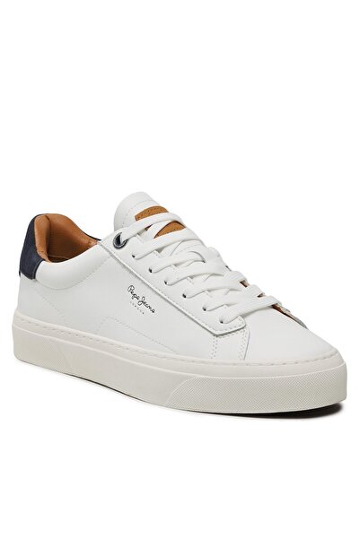 Pepe Jeans Ανδρικά Αθλητικά Παπούτσια Λευκά PEPE JEANS-PMS30930 800 ΛΕΥΚΟ