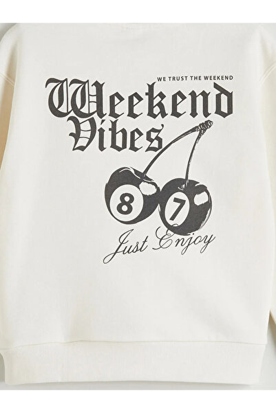 LC Waikiki Φούτερ για κορίτσια με λαιμόκοψη