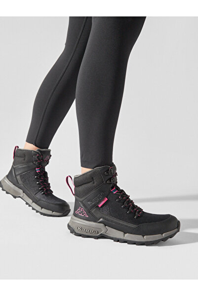 Kappa Γυναικεία Μπότα Πεζοπορίας Μαύρα KAPPA-243232 ARULA TEX 1122 ΜΑΥΡΟ/ΡΟΖ