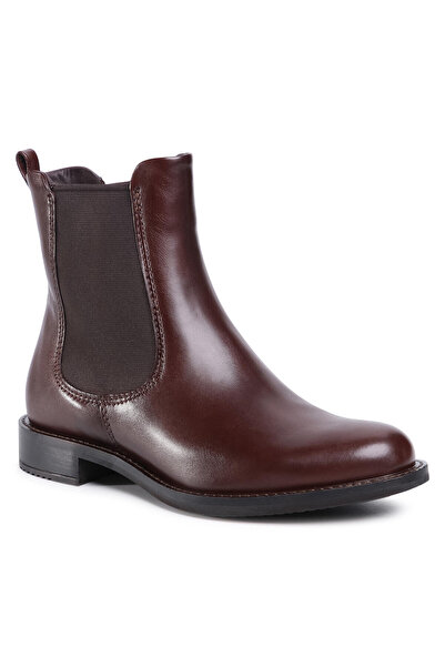 Ecco Γυναικείες μπότες Chelsea καφέ -26650301014