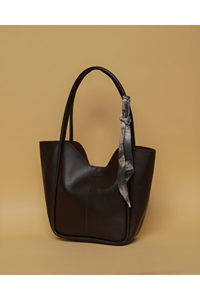 OTAKU Geantă de mână model eșarfă cu un singur compartiment din piele artific...