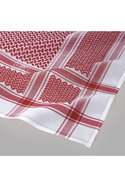 Al Bassam شماغ البسام بيسك ( لون احمر غامق )