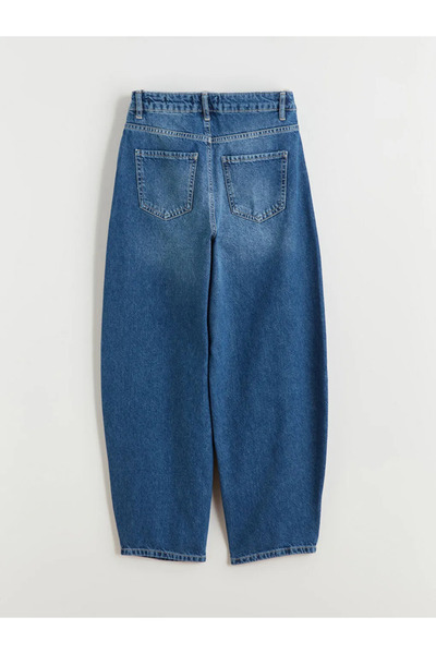 LC Waikiki Pantaloni Jean de damă Balloon Fit