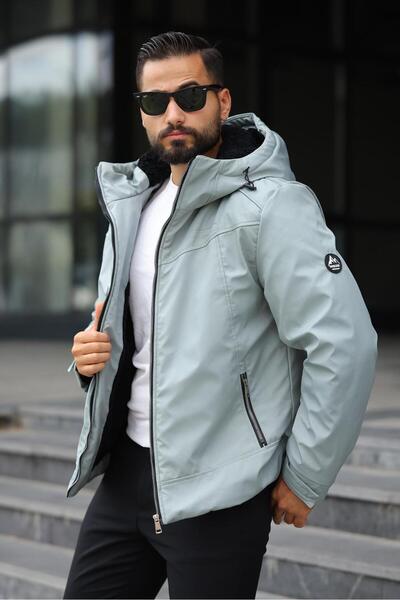 DOXGER Erkek Raven Su ve Rüzgar Geçirmez Kışlık Mont – Regular Kalıp, İçi Kür...