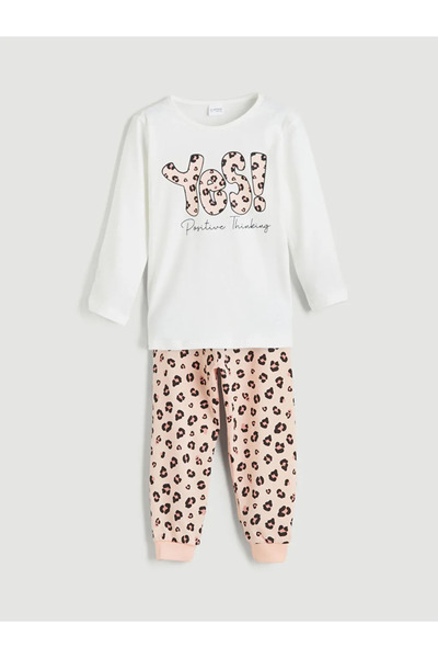 LC Waikiki Printed Girl's Pajama Set