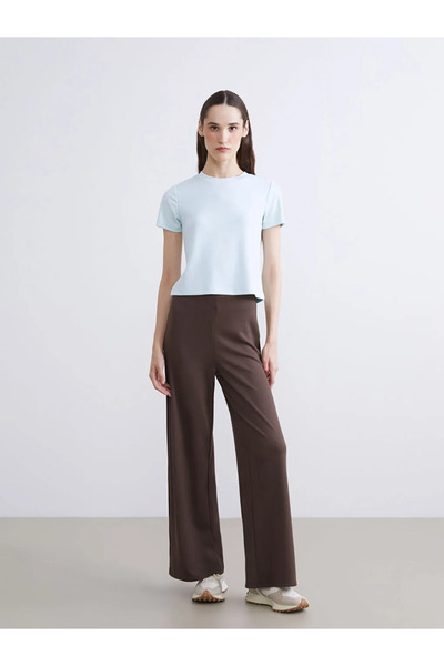 LC Waikiki Beli Lastikli Geniş Paça Kadın Eşofman Altı