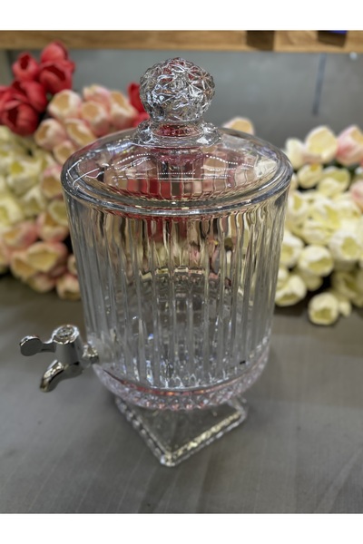 hediye ESTERHOMEDECOR Cam su sebili 4,5lt