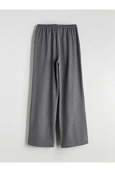 LC Waikiki Wide Leg Women's Trousers with Elastic Waist