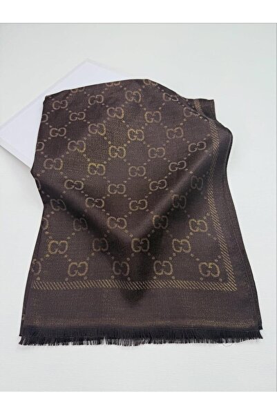 Miorel Scarfs G Desen Simli Kaşmir İpek Şal 4 Mevsim Silk Scarfs Cashmere Sha...