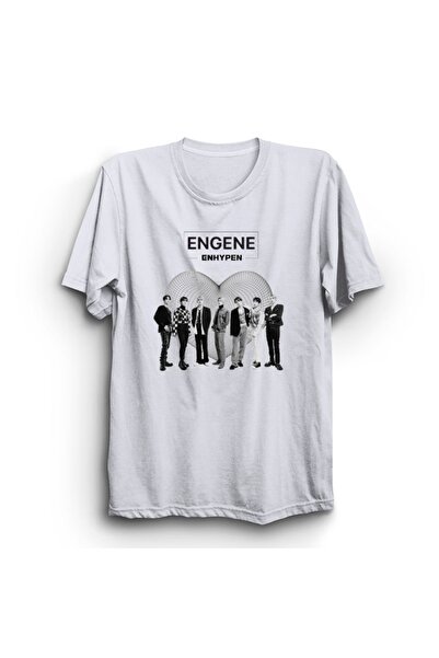 The Fame Engene, Enhypen, K-Pop, корейска музика, сърцевиден принт, унисекс, ...