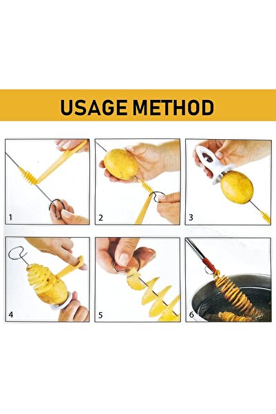 Generic Spiral potato and vegetable slicer