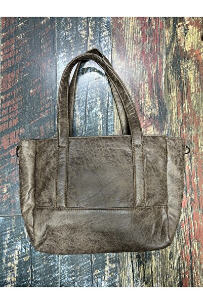 Street Bag Plain Brown Ethnic Authentic Bohemian Shoulder Bag Handbag with Detachable Extension Strap