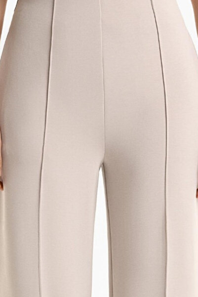 Mogi Butik Modal Fabric Striped Palazzo Women's Trousers 3100