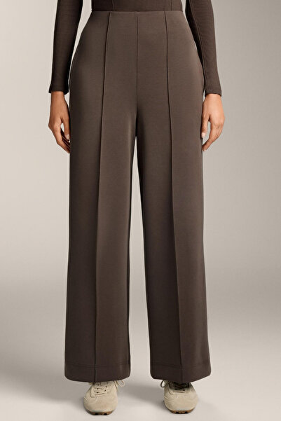 Mogi Butik Modal Kumaş Çımalı Palazzo Kadın Pantolon 3100