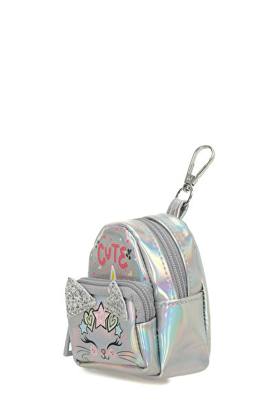 Polaris CUT CAT BZK 5PR Gümüş Kız Çocuk Bozuk Para Cüzdanı