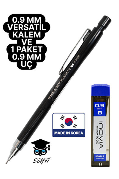 SEYFİKİRTASİYE 0.9 MM VERSATİL KALEM VE 1 PAKET 0.9 MM UÇ