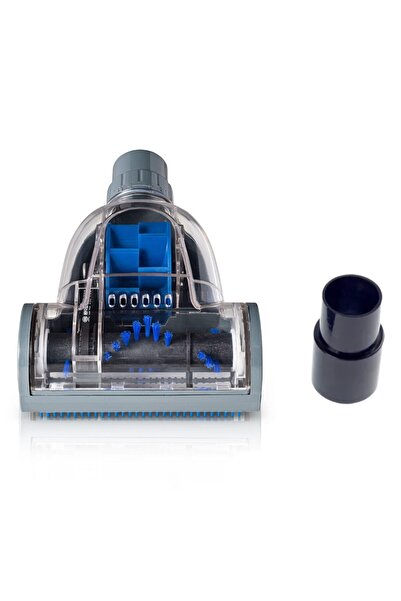 srfn ticaret Grundig vcc 7870 Μίνι Τούρμπο Συλλέκτης Τρίχας Κατοικίδιων Ζώων με Αντάπτορα - Μπλε