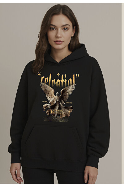 Advantage Hanorac cu glugă pentru femei cu design gotic