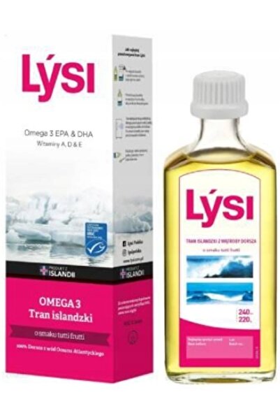 Other Lysi Tran Aroma islandeză de fructe tutti OMEGA 3 DHA EPA vitamina ADE ...