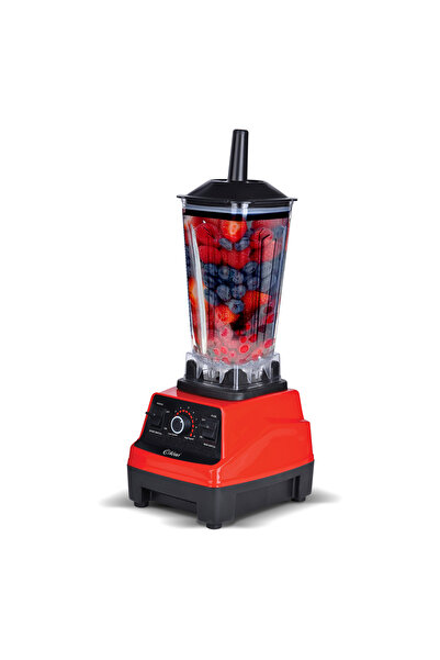 woodhub Kırmızı 1500W Smoothie Blender, Hızlı ve Güçlü Karıştırıcı