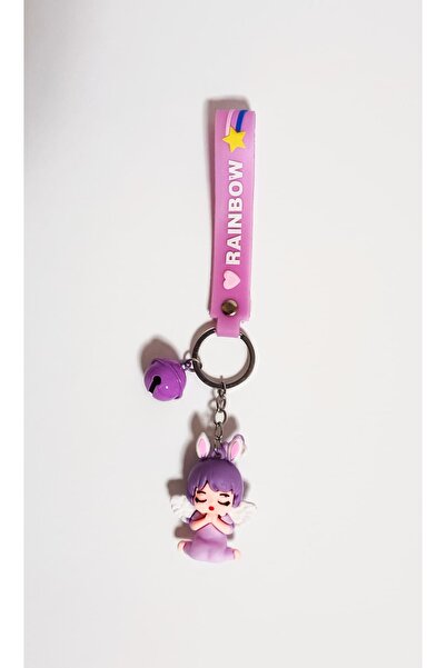 Lisinya Breloc cu urechi de iepure, înger fată TYGOO