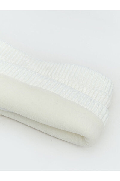 LC Waikiki Baby Girl Pompom Beanie, Scarf and Gloves Set (W5)