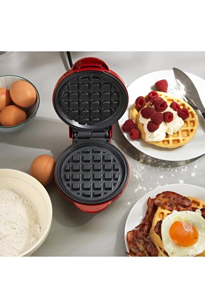 Generic 550W Electric Waffle & Snack Maker - Non-Stick, Fast Heating, Ready Indicator Lights