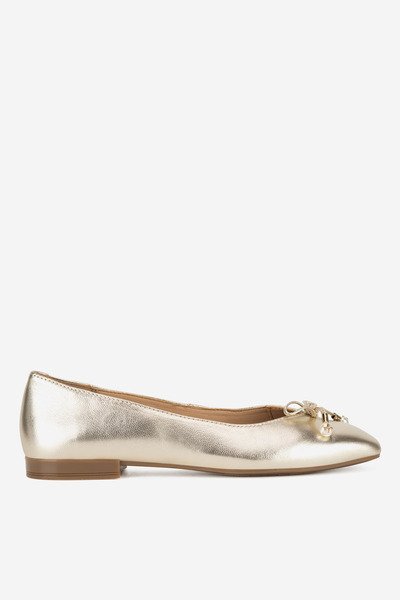 LASOCKI γυναικεία μπαλαρίνα 5903698602837 Χρυσό