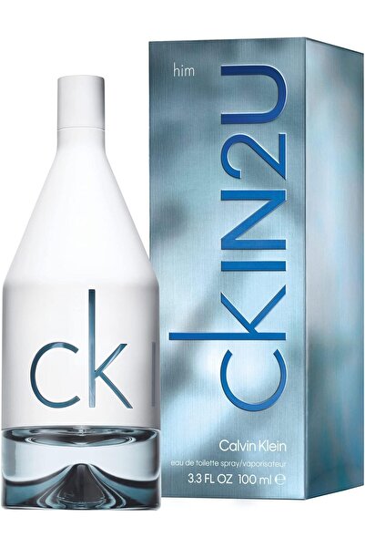 Calvin Klein CK In2U Eau de Toilette for Men by Calvin Klein, 100 ml