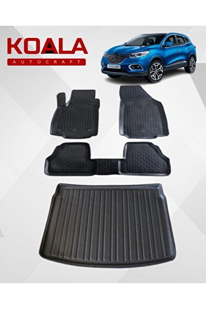 KoalaOtoTekstil Renault Kadjar (2015-sonrası) Ile Uyumlu-Araca Özel Paspas ve...