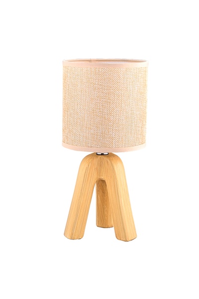 MAPLE LEAF Ceramic Table Lamp Brown