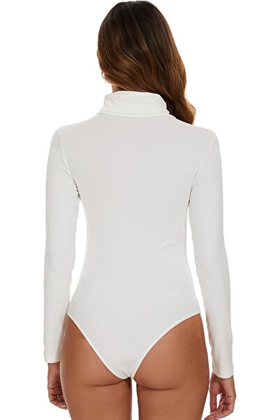 OEM Women's Body Bodysuit Elegant Crew Neck Long Sleeve Top Overall Second Skin