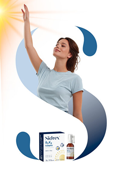 SIDREX D3K2 COMPLEX SPREY | D3 K2 VİTAMİNİ İÇEREN TAKVİYE EDİCİ GIDA