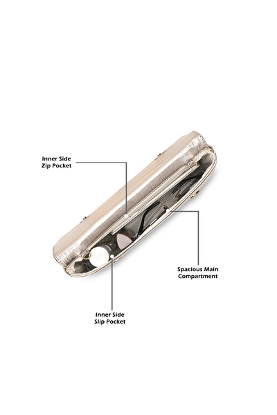 Lavie Crush Bow Women's Emvelope Clutch (Rose Gold)