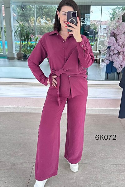 İnce Topuk Side-Tied Modal Suit 6K072