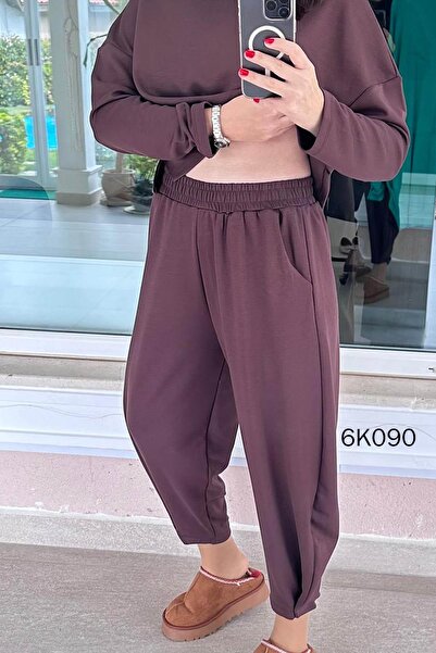 İnce Topuk Modal Fabric Shalwar Suit 6K090