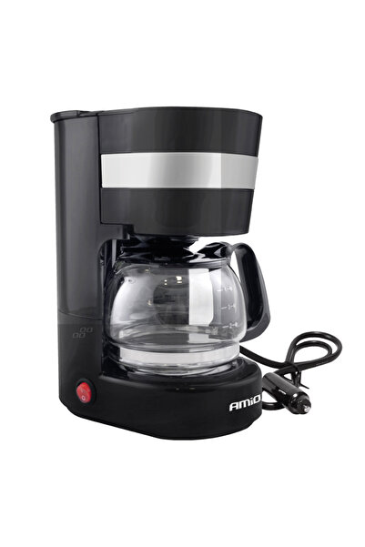 AMIO Aparat de cafea auto pentru camion, autobuz, alimentare 24V, 300W, volum...