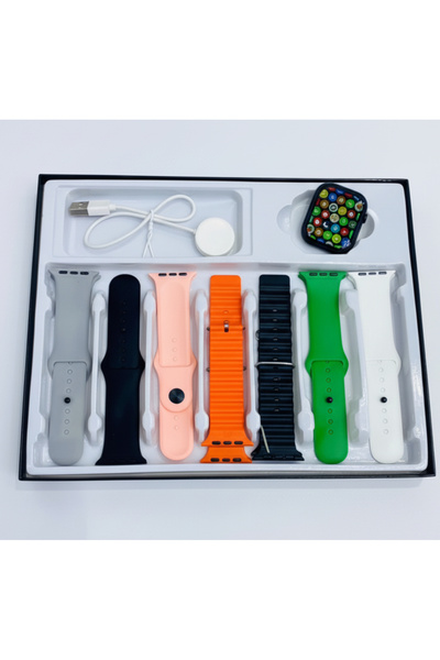 Generic S18 Max Series 10 Smartwatch | 7-in-1 Set with Wireless Charging, Big Infinite Display