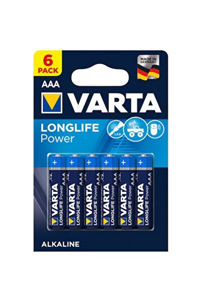Varta Set de 6 baterii alcaline, R3 (AAA), multicolore