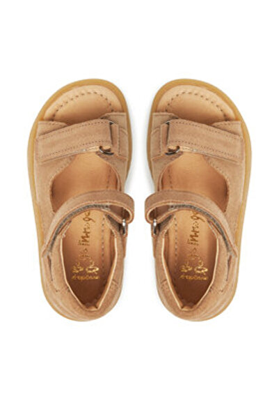 Mrugala Σανδάλια για αγόρια καφέ MRUGAŁA-HUGO 1206/5-24 SAND