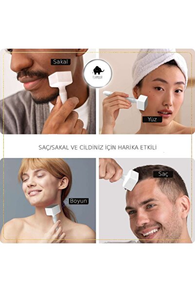 ELAMOUR 140 Titanyum İğneli Ayarlanabilir İğne Ölçülü (0.25-3.0mm) Dermastamp