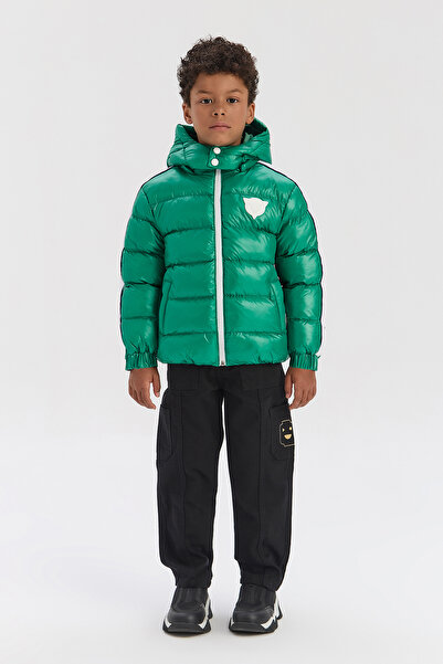 Nebbati Boy Green Coat
