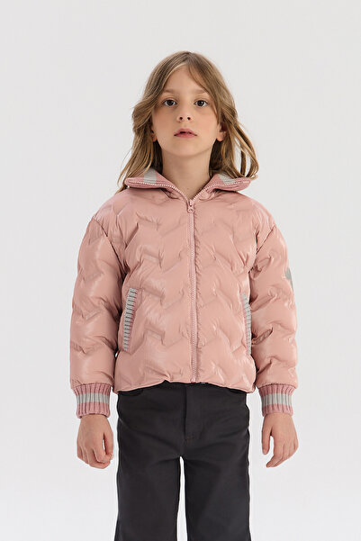 Tyess Girl Pink Coat