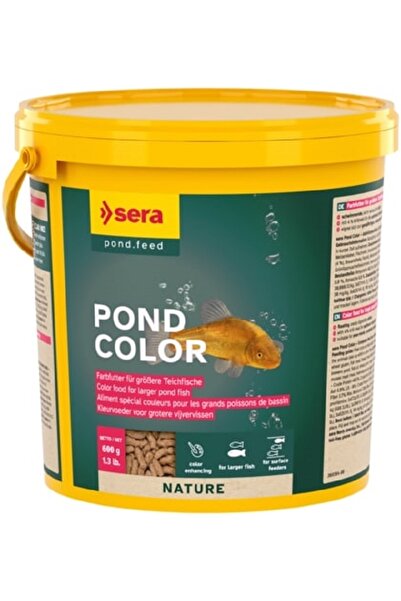 SERA Pond Color Sticks Nature 250 GR Poşette Skt :05/2028 Japon Koi balığı yemi