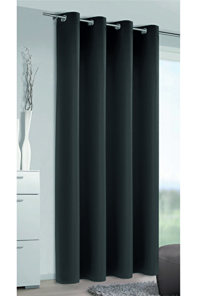 Unique Décor for Unique Homes Curtain with Rings Bl.out Mia Negru 245x140