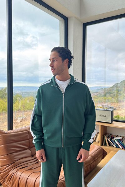 Flaw Wear Zip cu vipușcă Swea tricou Verde