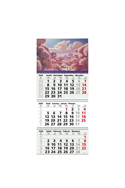 Gıpta 2026 Bristol Gemici Takvimi 33x78 36 Sayfa 805-BRS